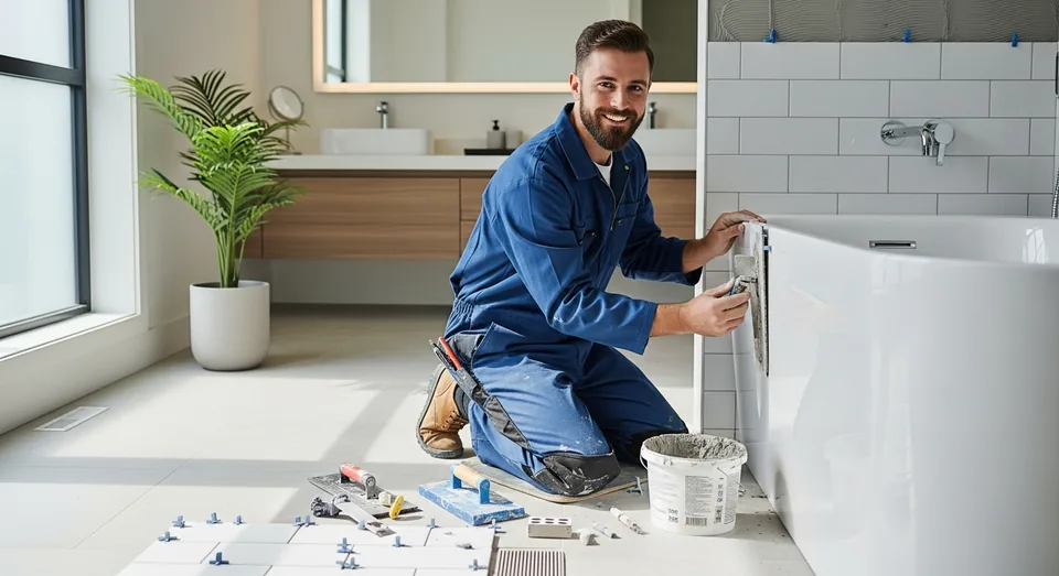 Bathroom Renovation professional at work in Waterloo